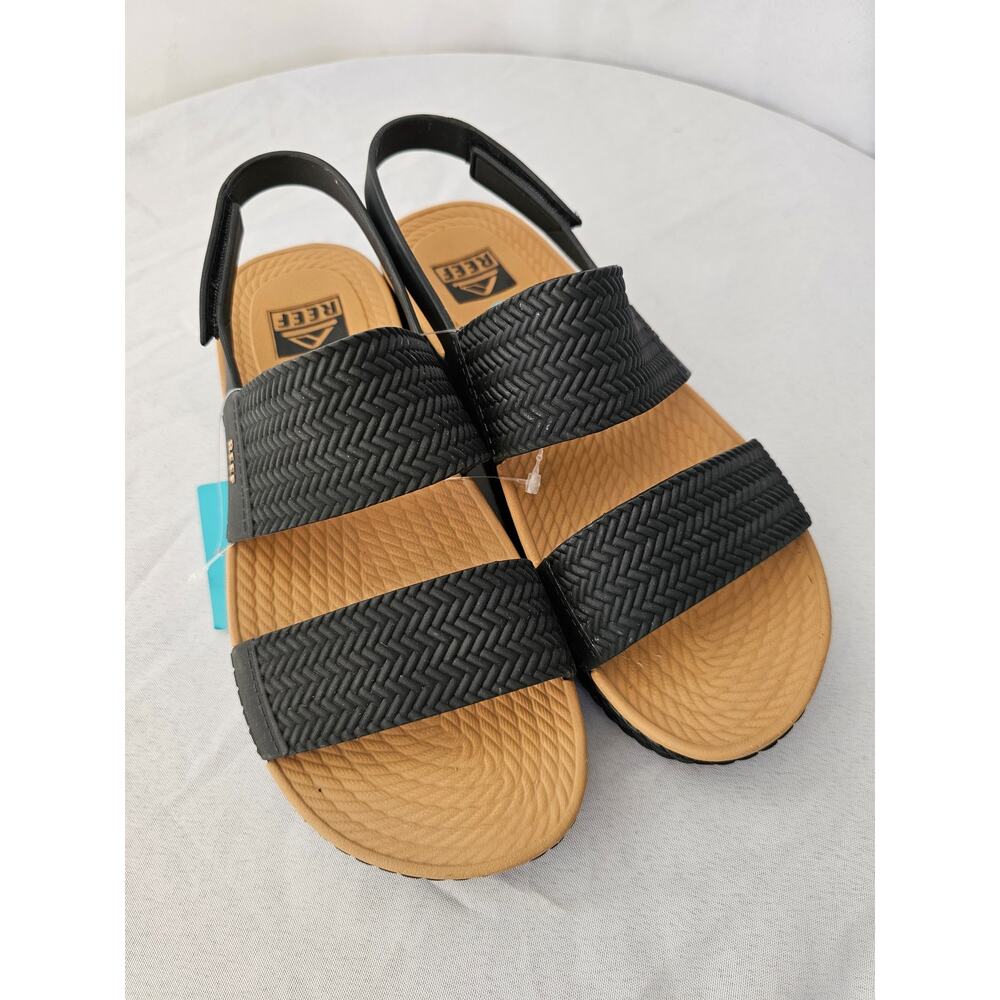 Reef Black and Tan Sandals- NWT